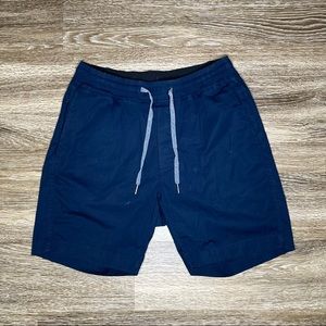 Lululemon Mens Size Medium Blue Yoga running Shorts Loose Fit Casual Shorts